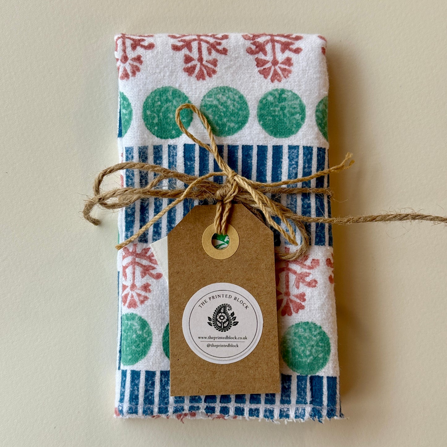 Organic Cotton Face Cloth, Blue stripes